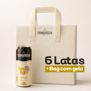 Primhordeum Hop Light Kit com 6 Latas 355ml + Bag com gelo
