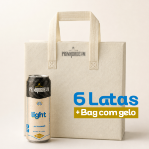 Primhordeum Light Kit com 6 Latas 355 ml + Bag com Gelo