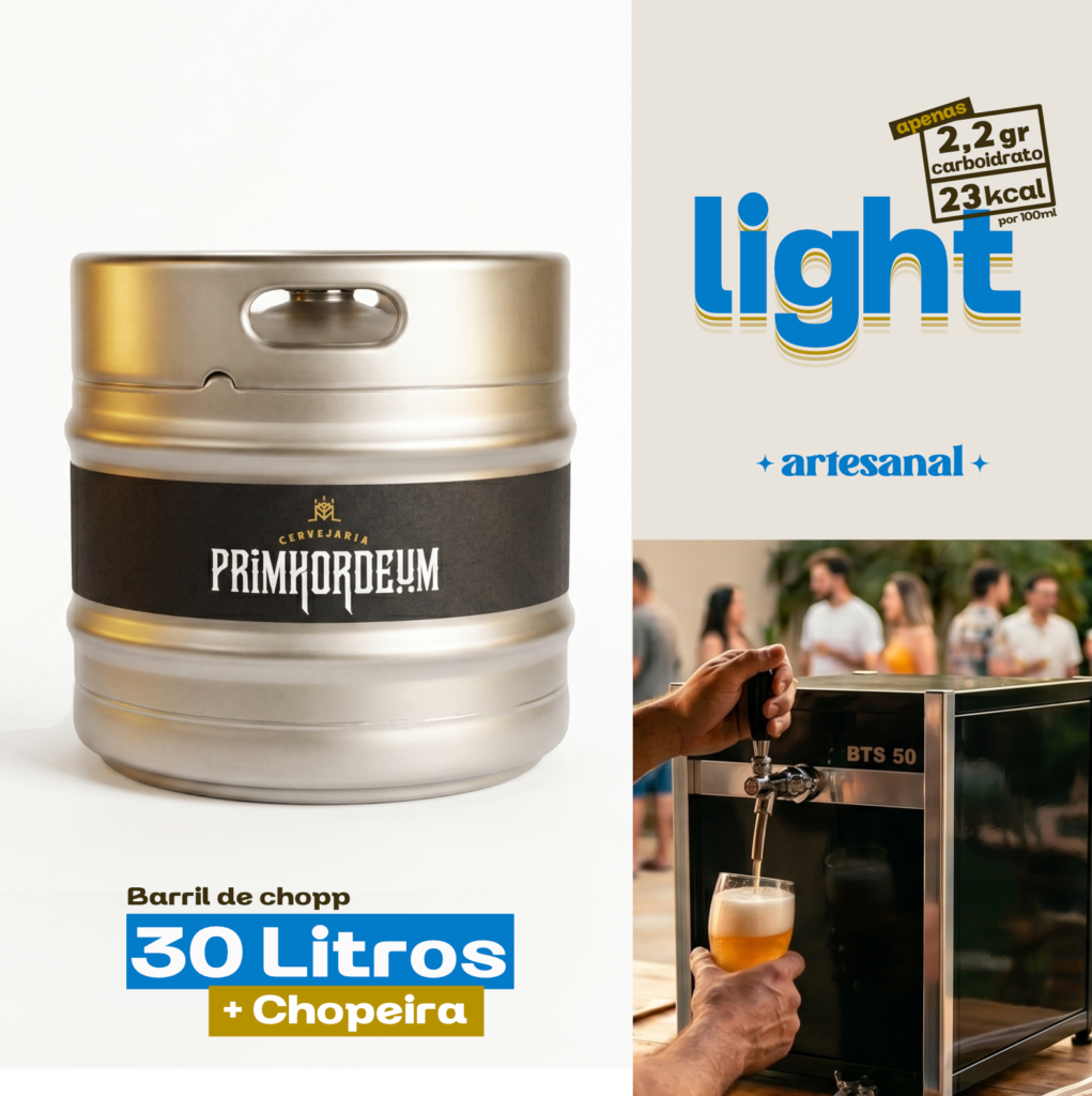 Primhordeum Light Barril 30 litros + Chopeira